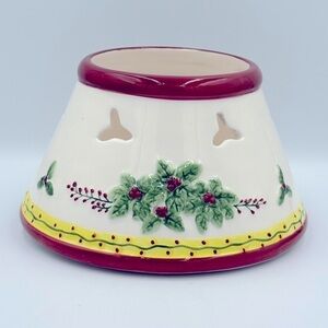 Ceramic Hollyberry Candle Shade for Large Jar Candles